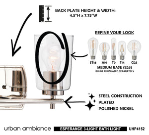 A diagram showing how to install a unique lighting fixture.