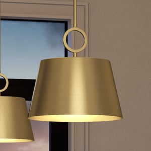 Two UHP4253 New Traditional Pendant 11.875''H x 12.375''W, Brushed Bronze Finish, Coronado Collection **beautiful** pendant lights by Urban Ambiance hanging