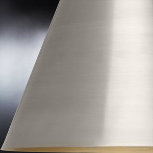 A beautiful lamp from Urban Ambiance's Coronado Collection, showcasing the UHP4265 New Traditional Pendant 15.25''H x 17.875''W, with a brushed nickel finish