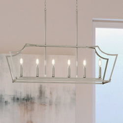 A unique lighting fixture, the Urban Ambiance UHP4271 Tranditional Chandelier 15.125''H x 42''W with a Brushed Nickel Finish from the Coron