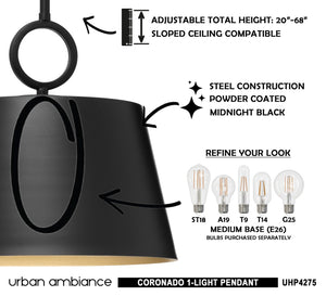 A gorgeous UHP4275 New Traditional Pendant light with instructions on how to use it, by Urban Ambiance.