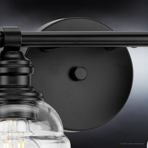 Gorgeous UHP4305 vintage bath lamp with clear glass bulb by Urban Ambiance.