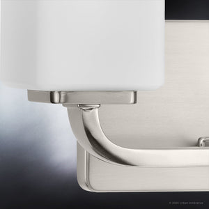 A unique Louisville Collection lighting fixture with a gorgeous square glass shade.
