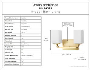 A diagram showing the dimensions of a luxury lighting fixture
