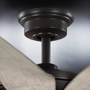 A luxury Urban Loft Ceiling Fan with a unique Olde Bronze Finish, Brisbane Collection by Urban Ambiance.
