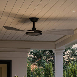 A beautiful ceiling fan, the Urban Ambiance UHP9271 from the Newcastle Collection, adds a touch of luxury to any porch with its Olde Bronze Finish.