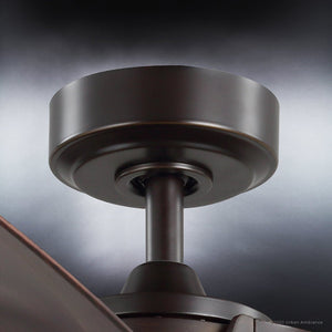A unique lighting fixture - the UHP9280 Modern Ceiling Fan 11.25''H x 60''W, Olde Bronze Finish, Townsville Collection by Urban Ambiance.