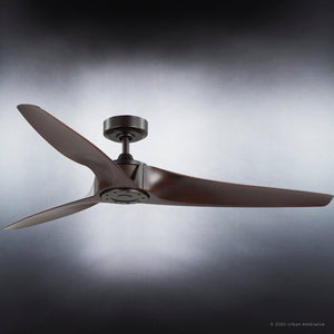 A beautiful UHP9280 Modern Ceiling Fan with unique lighting fixtures.
