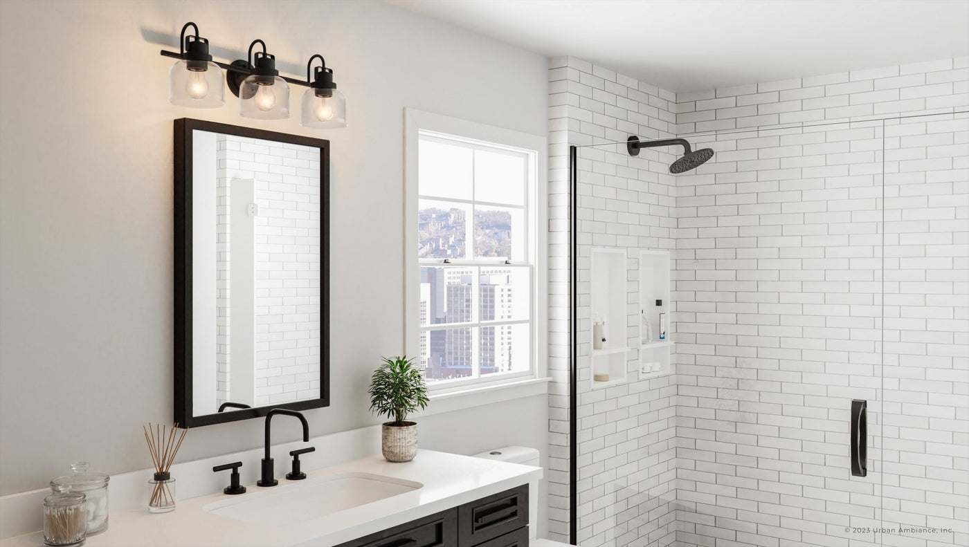 ULB2032 Modern Farmhouse Bath Light, 9''H x 24''W, Dark ...