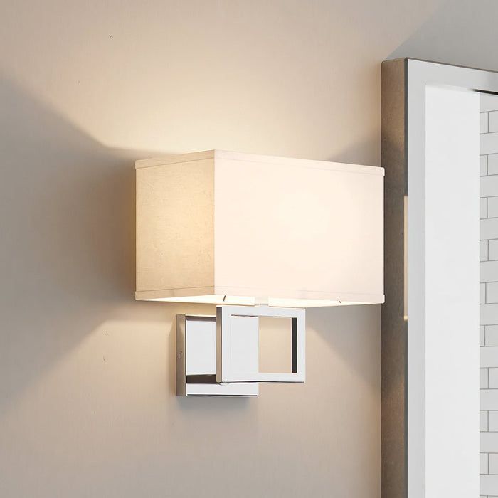 ULB2141 New-Traditional Wall Sconce, 10''H x 8''W, Brushed Nickel Finish, Kells Collection