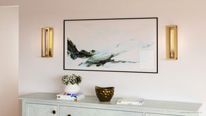 A beautiful Transitional Wall Sconce, 15''H x 5''W, Brushed Brass Finish from the Kinsale Collection by Urban Ambiance.
