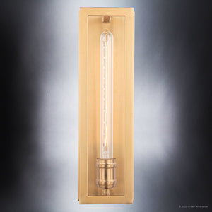 A beautiful ULB2171 Transitional Wall Sconce with a light bulb in it from the Kinsale Collection by Urban Ambiance.