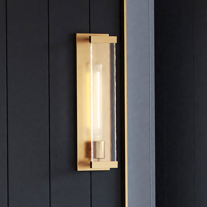 ULB2172 Transitional  Wall Sconce, 17''H x 5''W, Brushed Brass Finish, Kinsale Collection