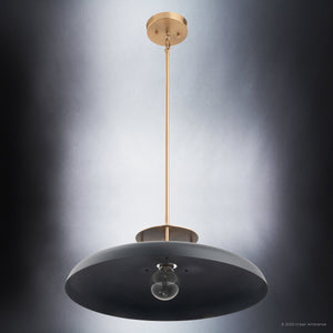 A gorgeous ULB2191 lighting fixture with a luxury Matte Black and Gold finish.