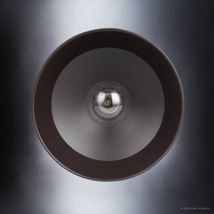 A unique lighting fixture, the ULB2200 Modern Farmhouse Ceiling Light showcases a dark bronze finish from the Athlone Collection by Urban Ambiance.