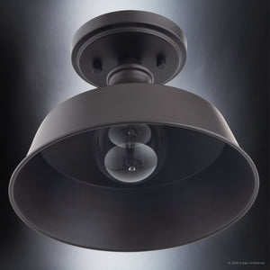 A gorgeous ULB2200 Modern Farmhouse Ceiling Lamp with a glass bulb.