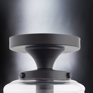 A gorgeous lighting fixture from Urban Ambiance, the ULB2300 Modern Farmhouse Ceiling Light from the Onchan Collection features a dark bronze finish and measures 12''H x 12''W