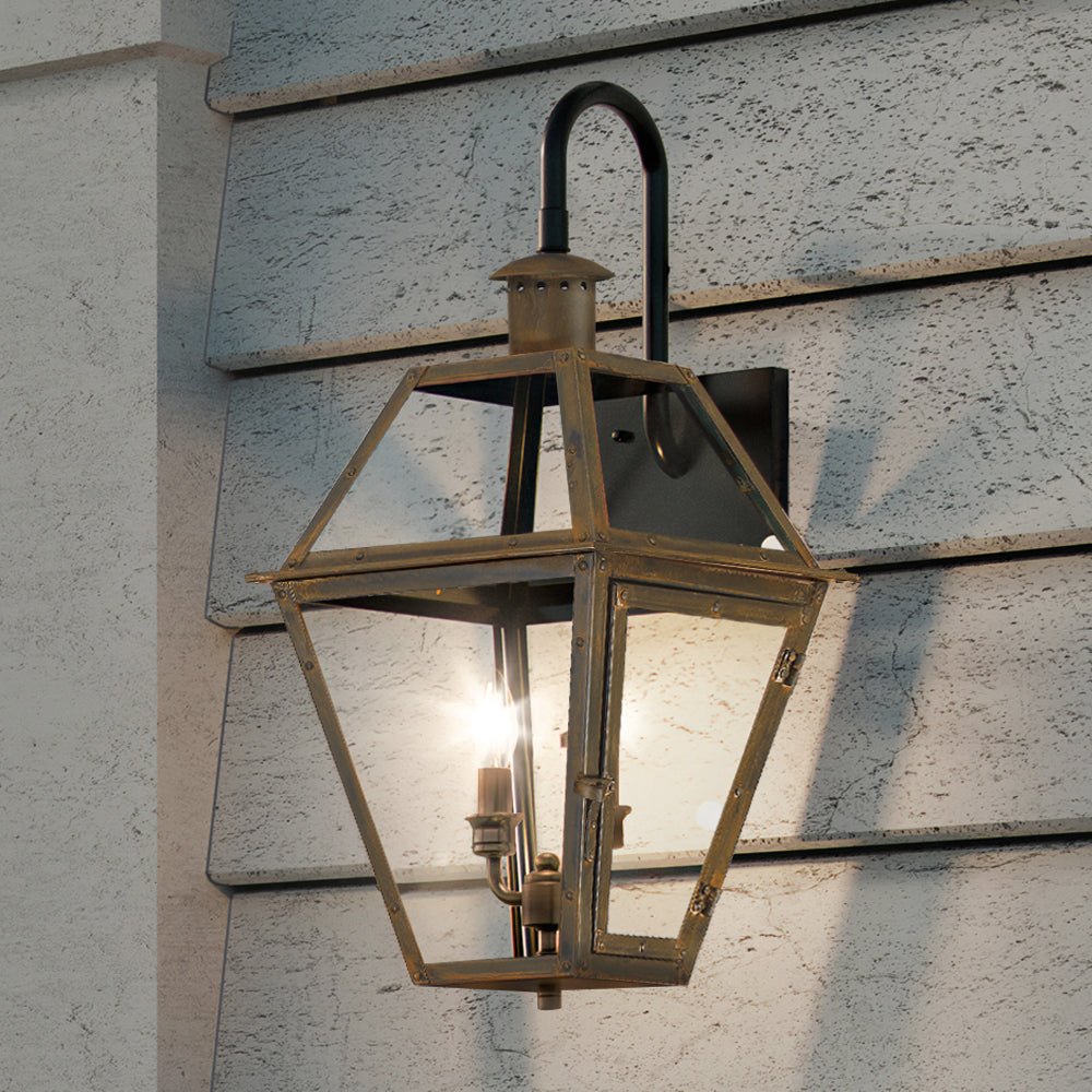 Antique Gas Wall Sconce Shades UQL1377 Historic Outdoor Wall Light,