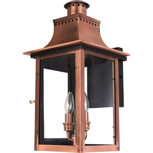 Urban Ambiance - Outdoor Wall Light - UQL1412 Antique Outdoor Wall Light, 19