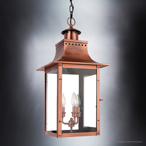 Urban Ambiance - Outdoor Pendant Light - UQL1414 Antique Outdoor Pendant Light, 26