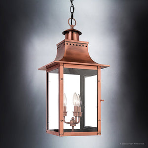 Urban Ambiance - Outdoor Pendant Light - UQL1414 Antique Outdoor Pendant Light, 26