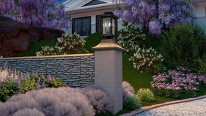 The UQL1640 Craftsman Outdoor Post Light (19.25