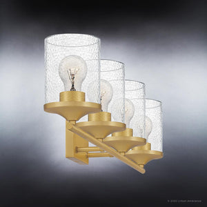 An Urban Ambiance lighting fixture with a beautiful glass shade.
