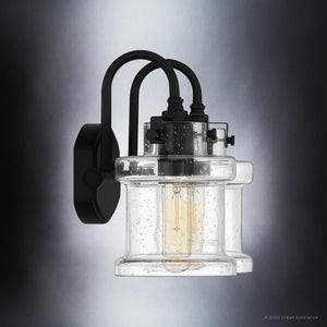 An Urban Ambiance luxury lighting fixture with a clear glass bulb.