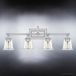 Four unique UQL4120 lamp fixtures with a gorgeous Polished Chrome Finish in the Edinburgh Collection by Urban Ambiance.