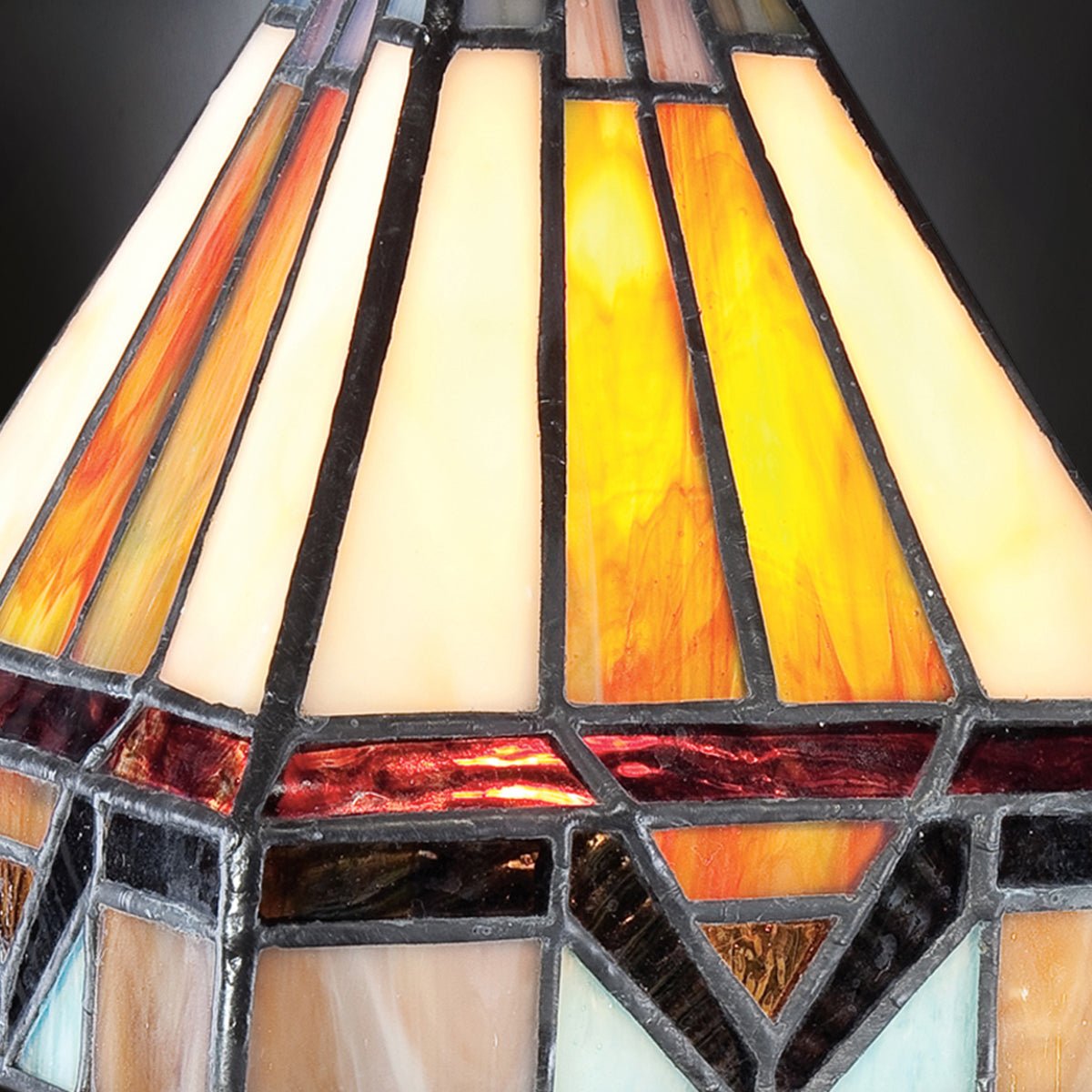 Yellow tiffany lamp on sale