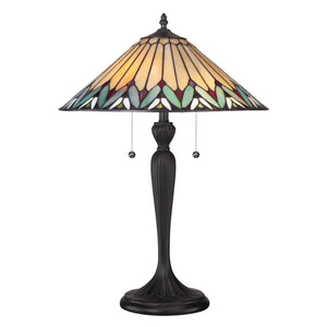 Urban Ambiance - Table Lamp - UQL7036 Craftsman Indoor Table Lamp, 23''H x 16''W x 16''D, Bronze Finish, Fulham Collection -