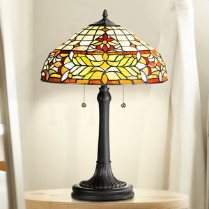 Urban Ambiance - Table Lamp - UQL7038 Natural Indoor Table Lamp, 22.5''H x 16''W x 16''D, Vintage Bronze Finish, Hamlets Collection -