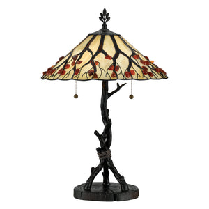 Urban Ambiance - Table Lamp - UQL7041 Eclectic Indoor Table Lamp, 25''H x 17''W x 17''D, Valiant Bronze Finish, Kensington Collection -