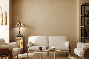 Urban Ambiance - Table Lamp - UQL7041 Eclectic Indoor Table Lamp, 25''H x 17''W x 17''D, Valiant Bronze Finish, Kensington Collection -