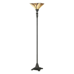 Urban Ambiance - Floor Lamp - UQL7102 Mediterranean Indoor Floor Lamp, 70.5''H x 12''W x 12''D, Valiant Bronze Finish, Bracknell Collection -