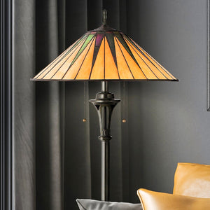 Urban Ambiance - Floor Lamp - UQL7121 Craftsman Indoor Floor Lamp, 62''H x 20.3''W x 20.3''D, Vintage Bronze Finish, Tameside Collection -