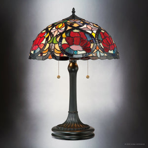 Urban Ambiance - Table Lamp - UQL7160 Tuscan Indoor Table Lamp, 23''H x 15.5''W x 15.5''D, Vintage Bronze Finish, Wimborne Collection -