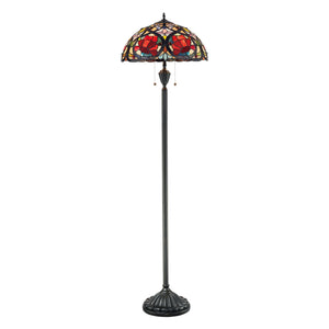 Urban Ambiance - Floor Lamp - UQL7161 Tuscan Indoor Floor Lamp, 62''H x 17.5''W x 17.5''D, Vintage Bronze Finish, Wimborne Collection -