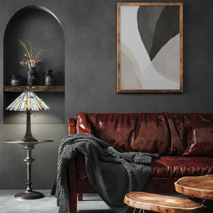 Urban Ambiance - Table Lamp - UQL7170 Posh Indoor Table Lamp, 24.75''H x 16''W x 16''D, Valiant Bronze Finish, Beverley Collection -