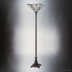Urban Ambiance - Floor Lamp - UQL7172 Posh Indoor Floor Lamp, 71''H x 16''W x 16''D, Valiant Bronze Finish, Beverley Collection -