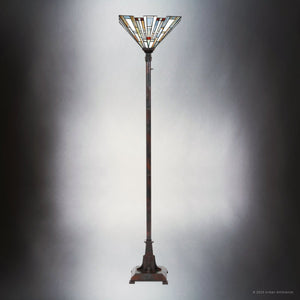 Urban Ambiance - Floor Lamp - UQL7172 Posh Indoor Floor Lamp, 71''H x 16''W x 16''D, Valiant Bronze Finish, Beverley Collection -