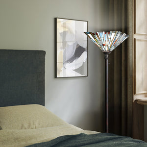 Urban Ambiance - Floor Lamp - UQL7172 Posh Indoor Floor Lamp, 71''H x 16''W x 16''D, Valiant Bronze Finish, Beverley Collection -