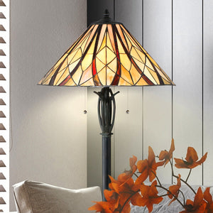 Urban Ambiance - Floor Lamp - UQL7191 Old World Indoor Floor Lamp, 58.5''H x 18.5''W x 18.5''D, Valiant Bronze Finish, Rochford Collection -