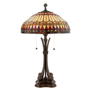 Urban Ambiance - Table Lamp - UQL7210 Mediterranean Indoor Table Lamp, 26.5''H x 16''W x 16''D, Brushed Bullion Finish, Bexley Collection -