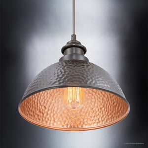 Hammered bronze pendant light cheap