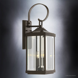 An UHP1193 Colonial Outdoor Wall Light from Urban Ambiance, 21-3/4