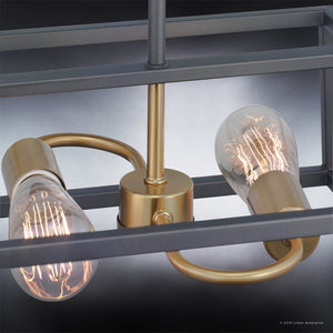 An UHP2800 Modern Farmhouse Urban Ambiance Ceiling Light, 9-3/8